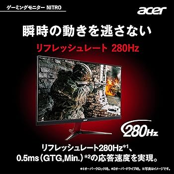 【新品未開封】Acer ゲーミングモニター 240Hz 24.5インチ Amazon.co.jp: Acer ゲーミングモニター SigmaLine 24.5インチ